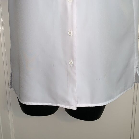 Notations white polyester short sleeved shirt - Picture 3 of 11